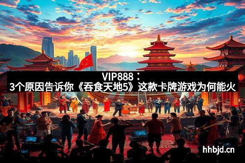 VIP888：3个原因告诉你《吞食天地5》这款卡牌游戏为何能火